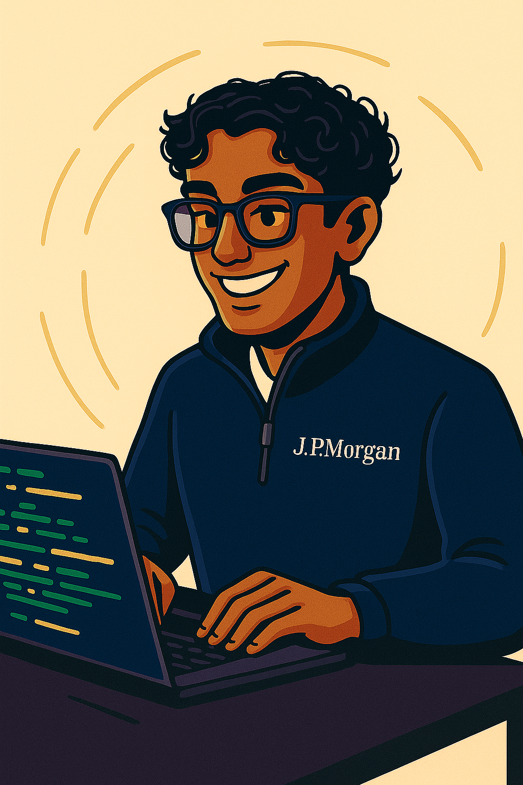 Coding cartoon